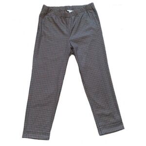 J Jill Size 16 Houndstooth Multicolor  Elastic Waist Band‎ Pants With Cuffs NWT